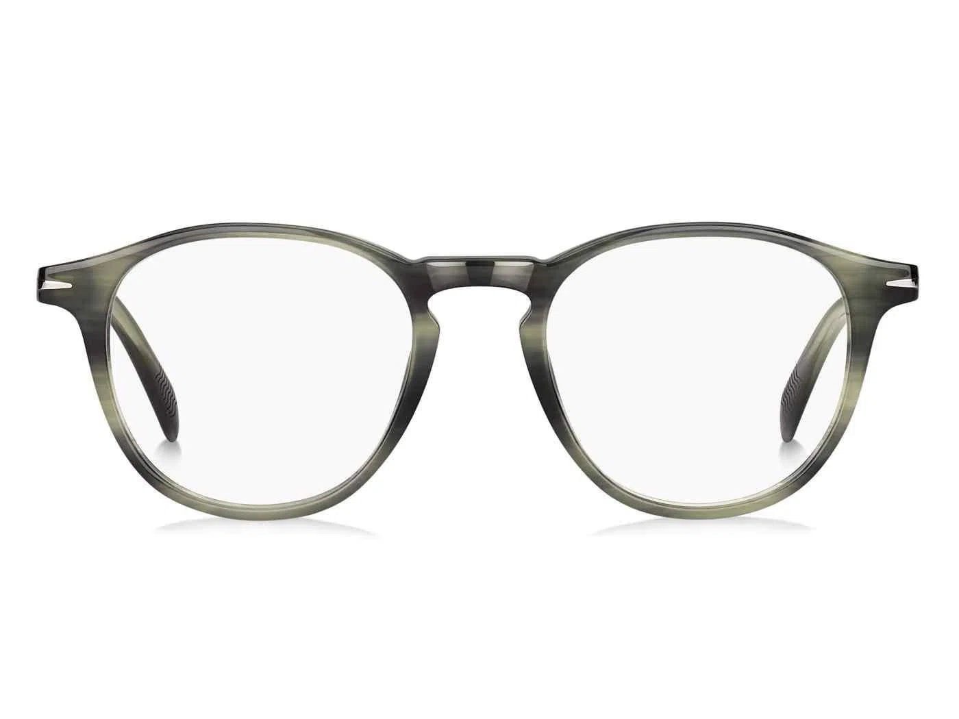 David Beckham DB1018 Eyeglasses - Gray Horn - view 4